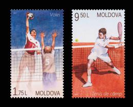Poštové známky Moldavsko 2017 Šport Mi# 1015-16 Kat 6€ 
