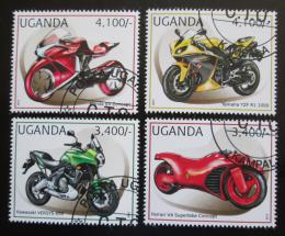 Poštové známky Uganda 2012 Motocykle Mi# 2896-99 Kat 13€