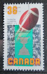Poštová známka Kanada 1987 Rugbyový míè Mi# 1068