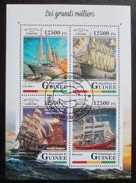 Poštové známky Guinea 2018 Plachetnice Mi# 12830-33 Kat 20€ - zväèši� obrázok