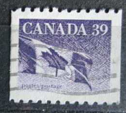 Poštová známka Kanada 1990 Štátna vlajka Mi# 1169