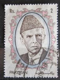 Poštová známka Pakistan 1989 Mohammed Ali Jinnah Mi# 754