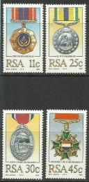 Poštové známky JAR 1984 Vyznamenání Mi# 661-64
