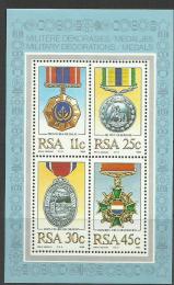 Poštové známky JAR 1984 Vyznamenání Mi# Block 16