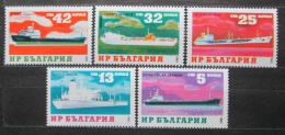 Poštové známky Bulharsko 1984 Lode Mi# 3253-57