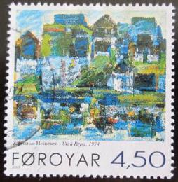 Poštová známka Faerské ostrovy 2001 Umenie, Heinesen Mi# 405