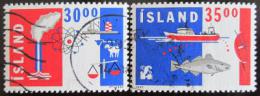 Poštové známky Island 1992 Export a obchod Mi# 766-67