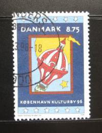 Poštová známka Dánsko 1996 Karikatura Mi# 1118