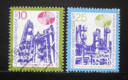 Poštové známky DDR 1971 Lipský ve¾trh Mi# 1700-01