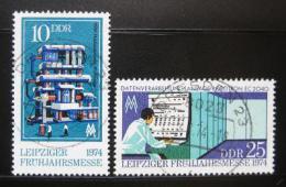 Poštové známky DDR 1974 Lipský ve¾trh Mi# 1931-32
