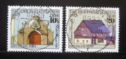 Poštové známky DDR 1975 Den filatelistù Mi# 2094-95