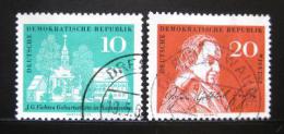 Poštové známky DDR 1962 Johann G. Fichte Mi# 889-90