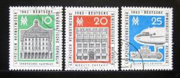 Poštové známky DDR 1962 Lipský ve¾trh Mi# 913-15