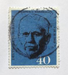 Poštová známka Nemecko 1960 George C. Marshall Mi# 344