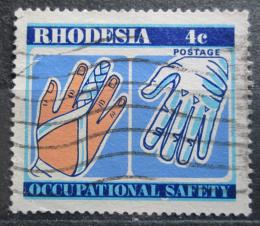 Poštová známka Rhodésia, Zimbabwe 1975 Bezpeènos� práce Mi# 167