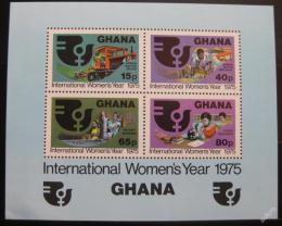 Poštové známky Ghana 1975 Medzinárodný rok žen Mi# Block 61