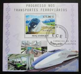 Potov znmka Mozambik 2010 TGV rychlovlak Mi# Block 390 Kat 10 - zvi obrzok