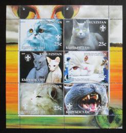 Poštové známky Kirgizsko 2005 Maèky Mi# N/N
