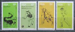 Poštové známky JAR 1976 Šport Mi# 489-90,505,508