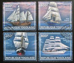 Poštové známky Togo 2017 Plachetnice Mi# 8356-59 Kat 13€