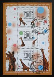 Poštové známky Guinea 2013 Žirafy Mi# 10085-87 Kat 22€
