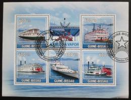 Poštové známky Guinea-Bissau 2009 Parníky Mi# 4521-25 Kat 14€ - zväèši� obrázok