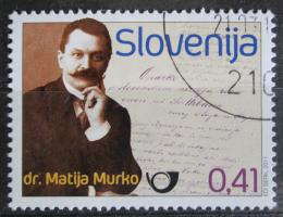 Poštová známka Slovinsko 2011 Matija Murko, spisovatel Mi# 879