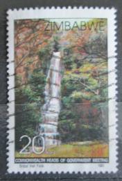 Poštová známka Zimbabwe 1991 Vodopády Mi# 466