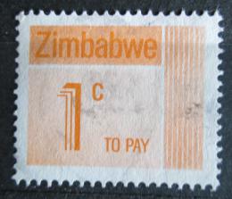 Potovn znmka Zimbabwe 1985 Nominl, doplatn Mi# 21