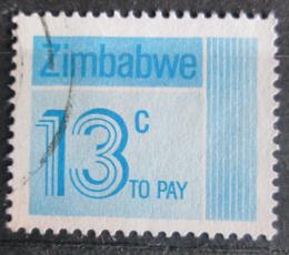 Potovn znmka Zimbabwe 1985 Nominl, doplatn Mi# 25