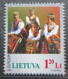Poštová známka Litva 1998 Európa CEPT Mi# 664