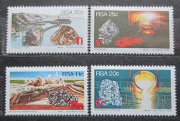 Poštové známky JAR 1984 Tìžba nerostných surovin Mi# 647-50