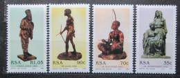 Poštové známky JAR 1992 Sochy, Anton van Wouw Mi# 855-58 Kat 5€