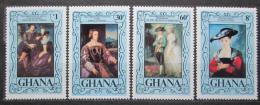 Poštové známky Ghana 1977 Umenie, Rubens Mi# 710-13 Kat 6€