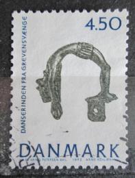 Poštová známka Dánsko 1992 Archeologické nálezy, taneènice Mi# 1019