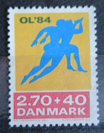 Poštová známka Dánsko 1984 Olympijské hry Mi# 801