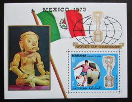 Poštová známka Manáma 1970 MS ve futbale Mi# Block 57 A Kat 9€