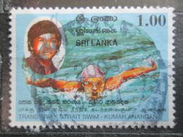 Poštová známka Srí Lanka 1999 Plávanie Mi# 1238