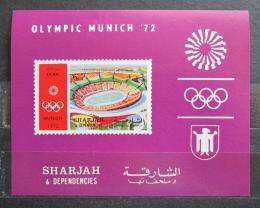 Poštovní známka Šardžá 1971 LOH Mnichov Mi# Block 90 B Kat 8€