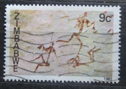 Poštová známka Zimbabwe 1982 Skalní malba Mi# 259