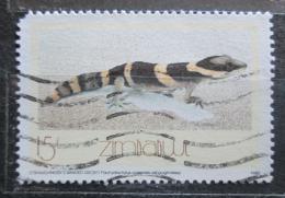 Poštová známka Zimbabwe 1989 Pachydactylus capensis Mi# 396