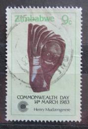 Potov znmka Zimbabwe 1983 Socha, Henry Mudzengerere Mi# 272