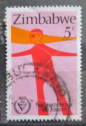 Potov znmka Zimbabwe 1981 Medzinrodn rok postiench Mi# 251