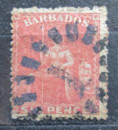 Poštová známka Barbados 1868 Britannia Mi# 9 b Kat 22€