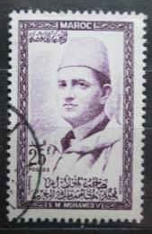 Poštová známka Maroko 1957 Sultan Mohammed V Mi# 411