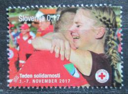 Poštová známka Slovinsko 2017 Èervený kríž, daòová Mi# 83