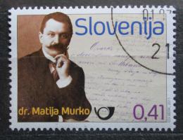 Poštová známka Slovinsko 2011 Matija Murko, spisovatel Mi# 879