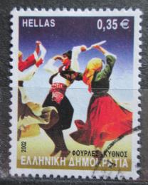 Poštová známka Grécko 2002 ¼udový tanec Mi# 2090 A