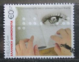 Poštová známka Grécko 2009 Louis Braille Mi# 2507