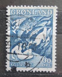 Poštová známka Grónsko 1957 Grónské báje Mi# 39